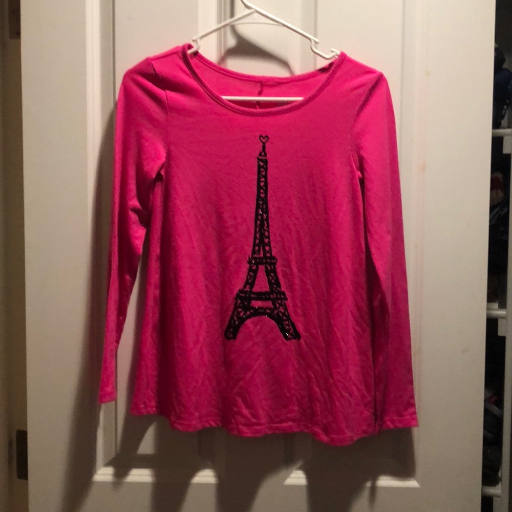 ⭐️JUSTICE Eiffel Tower shirt/legging set⭐️